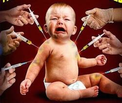 vaccins enfants pleurs : ne toucher pas aux enfants