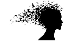 cerveau notes musique